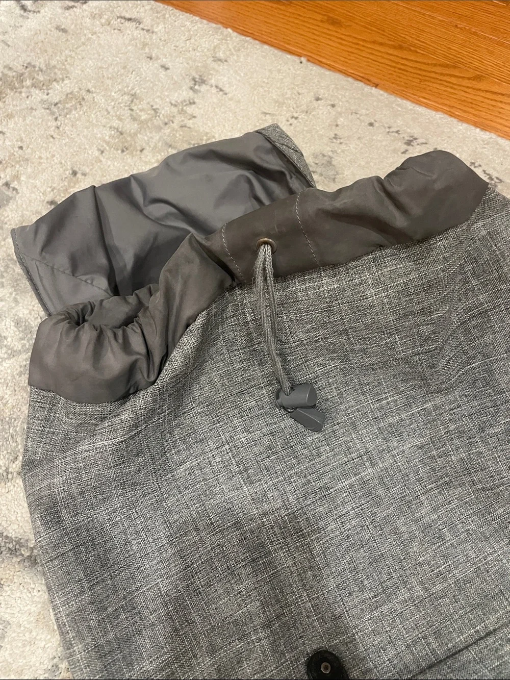 Herschel Supply Company Grey Textured Backpack with Black Straps